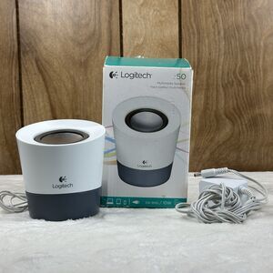 Logitech Z50 Portable Mini Speaker for Smartphone, Tablet & PC, AC Power & 3.5mm